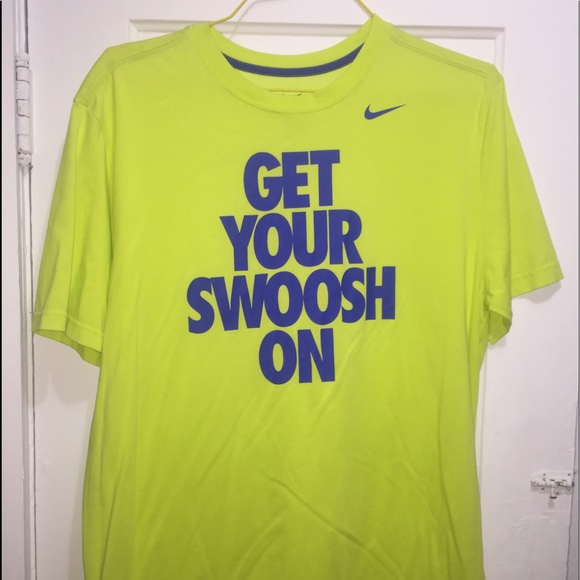 nike lime green top